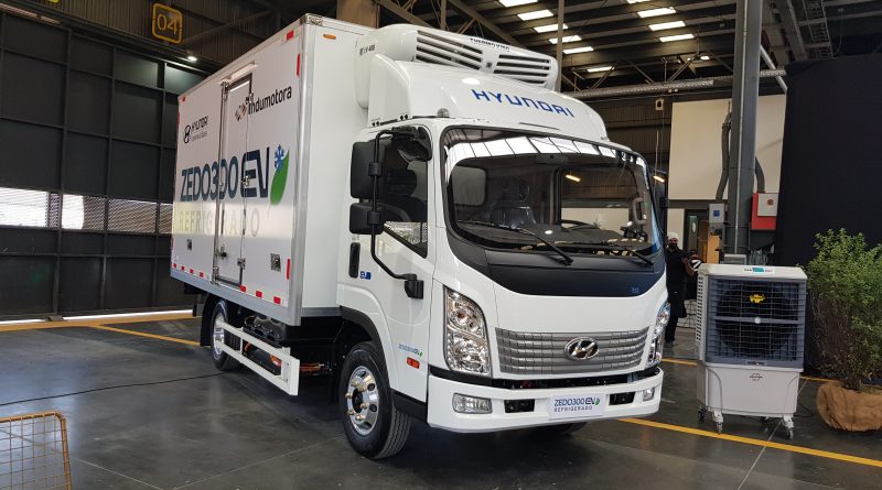 Llega el primer camión eléctrico refrigerado de Chile
