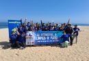 Colaboradores de Goodyear limpiaron playa de El Quisco