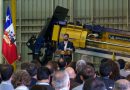 Michelin inaugura su primera planta de reciclaje de neumáticos de minería gigantes en Chile