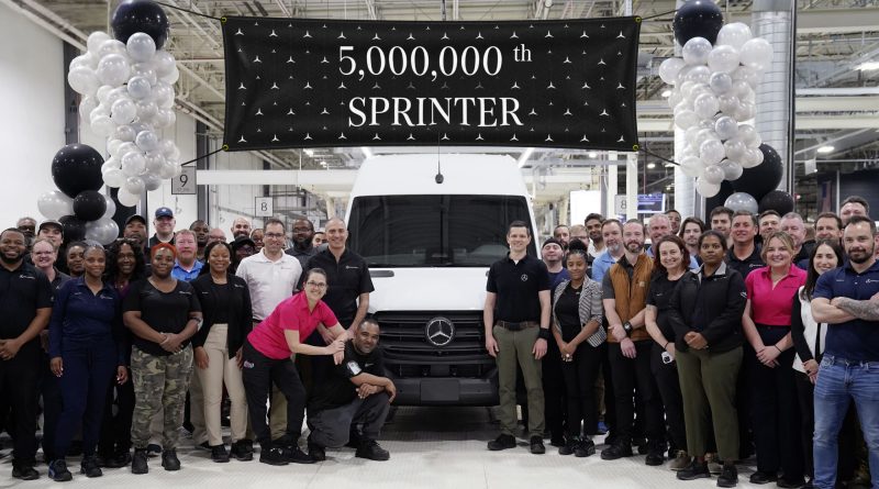 30 años y 5 millones de vans Mercedes-Benz Sprinter: Una historia de éxito mundial
