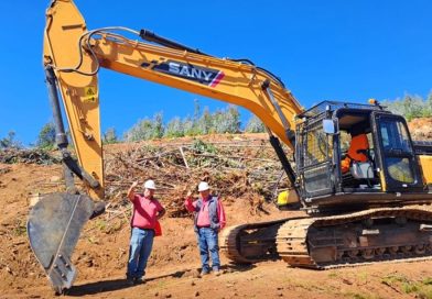 Andes Maq activa demostraciones en terreno en Biobío con maquinaria SANY
