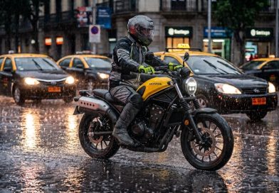 Pavimento mojado: Cinco recomendaciones para conducir una motocicleta Pavimento mojado: Cinco recomendaciones para conducir una motocicleta