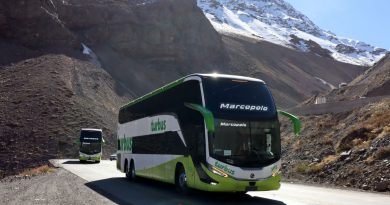 Los cuatro buses de Turbus que permanecían aislados en la Ruta 5 Norte arribaron a La Serena