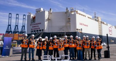Histórico arribo del BYD Changzhou en Chile