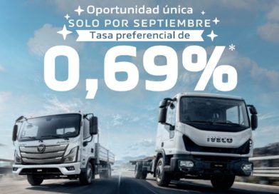 Foton e Iveco lanzan histórica tasa del 0,69% por septiembre